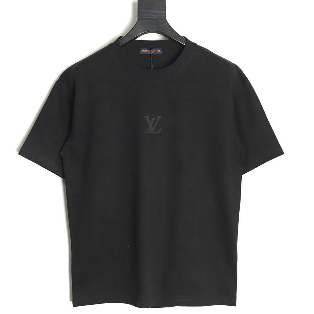 Louis Vuitton Silicone Logo Short Sleeve T-Shirt TSK1