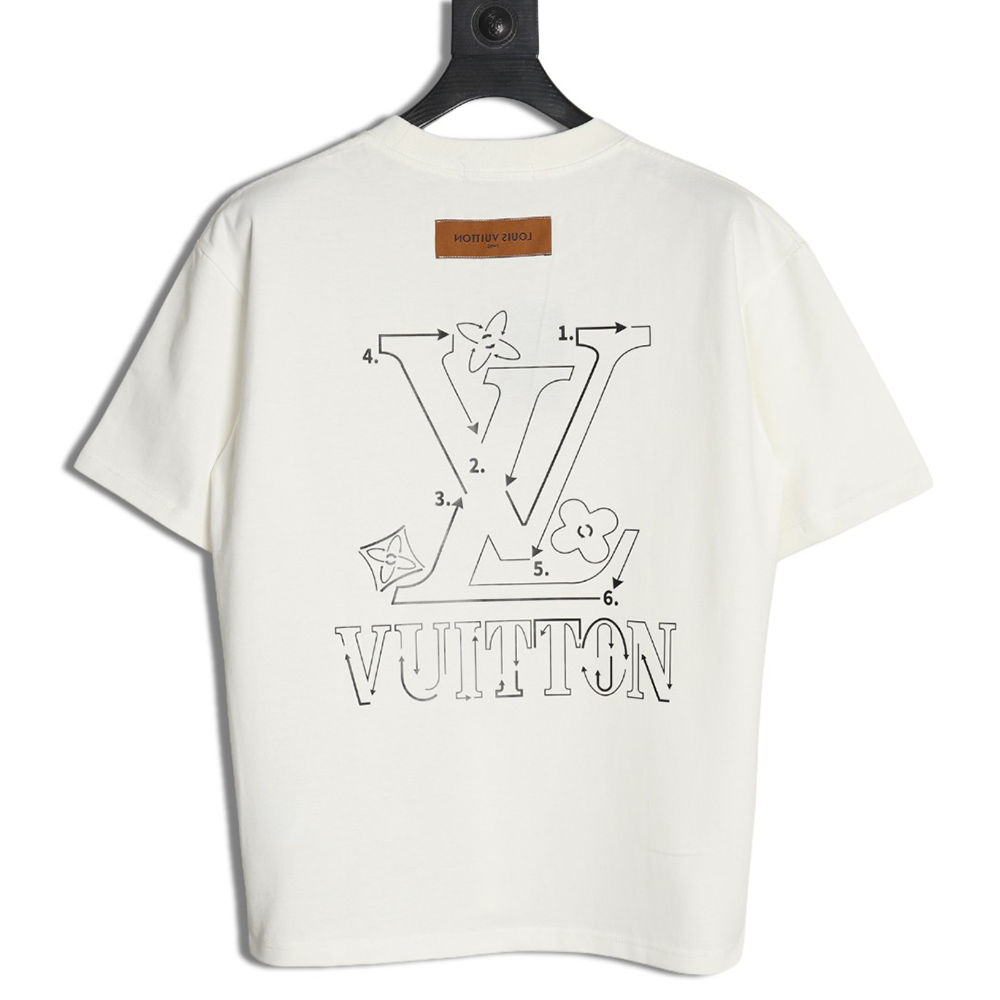 Louis Vuitton small logo monogram short sleeve T-shirt