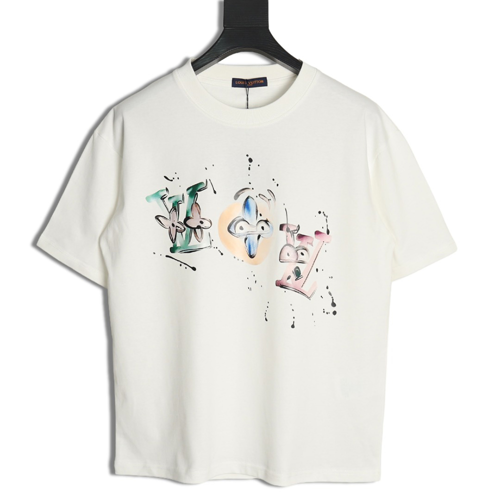 Louis Vuitton chest cartoon short sleeve T-shirt