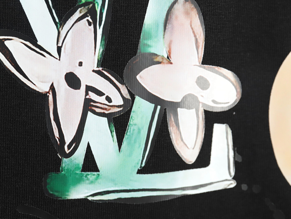 Louis Vuitton chest cartoon short sleeve T-shirt TSK1