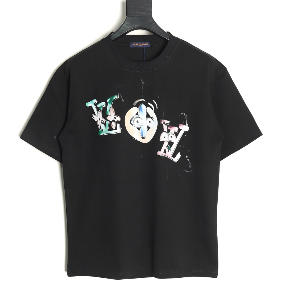 Louis Vuitton chest cartoon short sleeve T-shirt TSK1