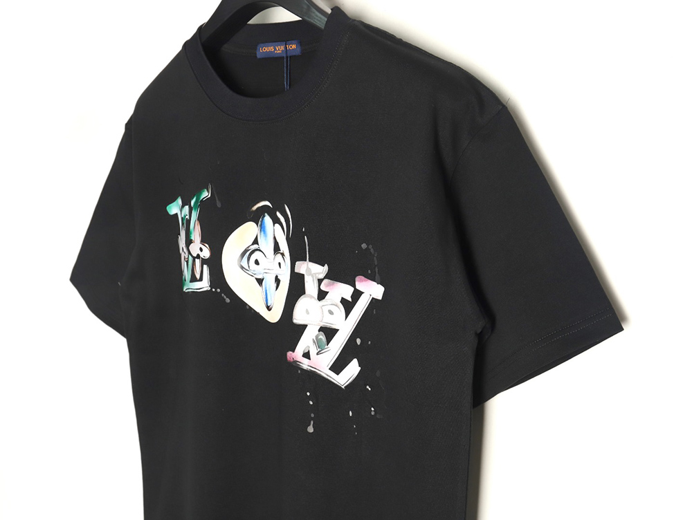 Louis Vuitton chest cartoon short sleeve T-shirt TSK1