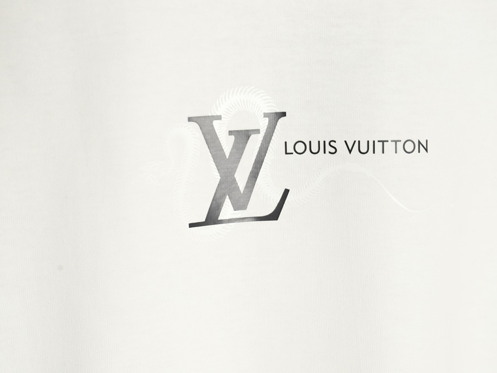 Louis Vuitton Dragon Year Limited Edition Letter Short Sleeve T-shirt