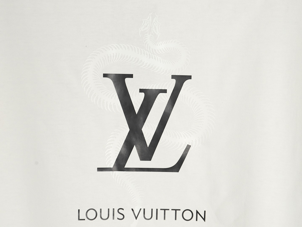 Louis Vuitton Dragon Year Limited Edition Letter Short Sleeve T-shirt