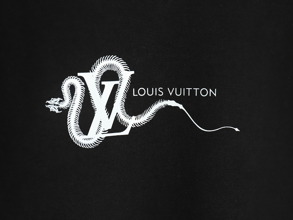 Louis Vuitton Dragon Year Limited Edition Letter Short Sleeve T-shirt TSK1