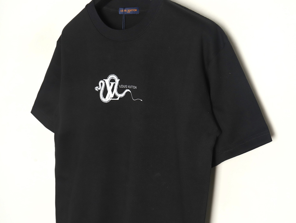 Louis Vuitton Dragon Year Limited Edition Letter Short Sleeve T-shirt TSK1