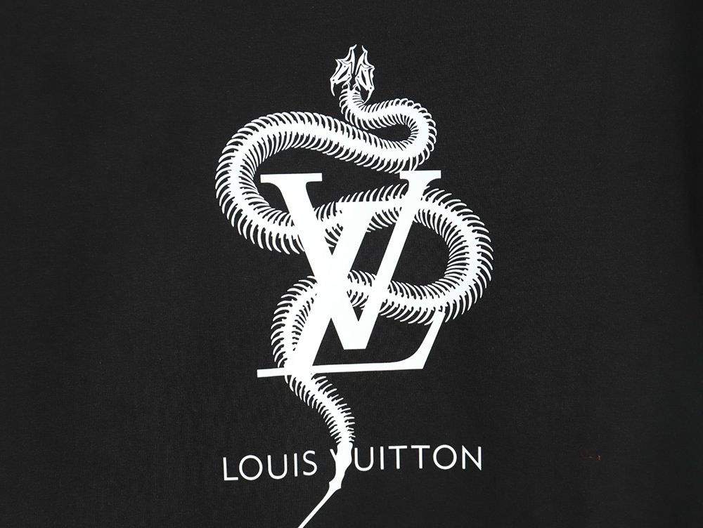 Louis Vuitton Dragon Year Limited Edition Letter Short Sleeve T-shirt TSK1