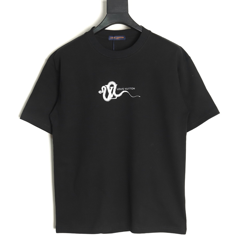 Louis Vuitton Dragon Year Limited Edition Letter Short Sleeve T-shirt TSK1