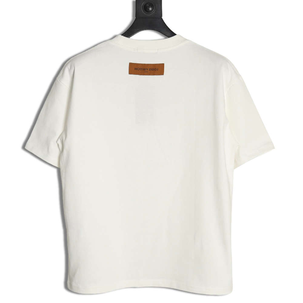 Louis Vuitton sketch lettering short-sleeved T-shirt