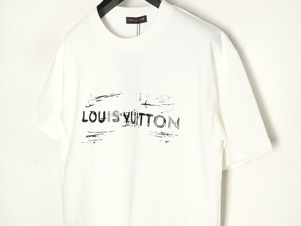 Louis Vuitton sketch lettering short-sleeved T-shirt