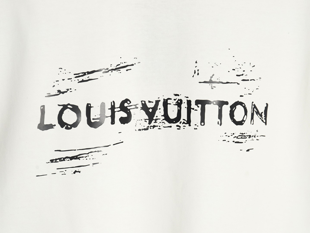 Louis Vuitton sketch lettering short-sleeved T-shirt