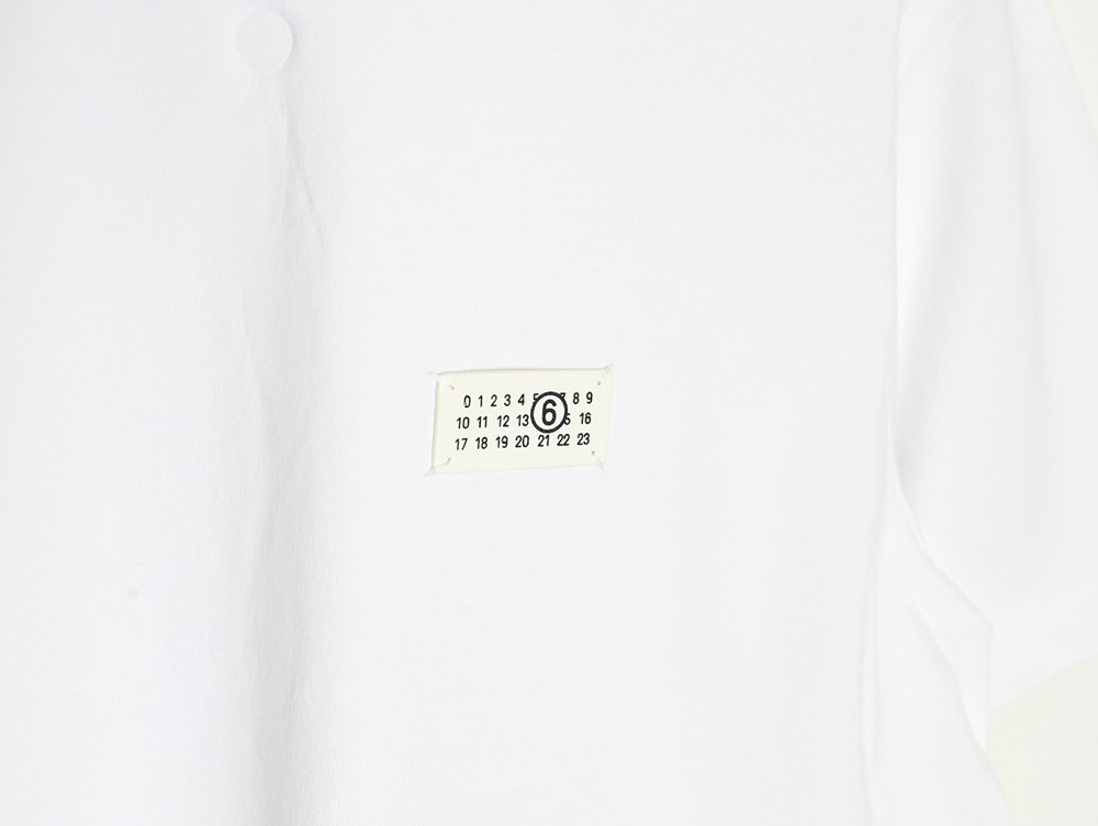 Maison Margiela Leather Label Zhangzi Short Sleeve T-Shirt