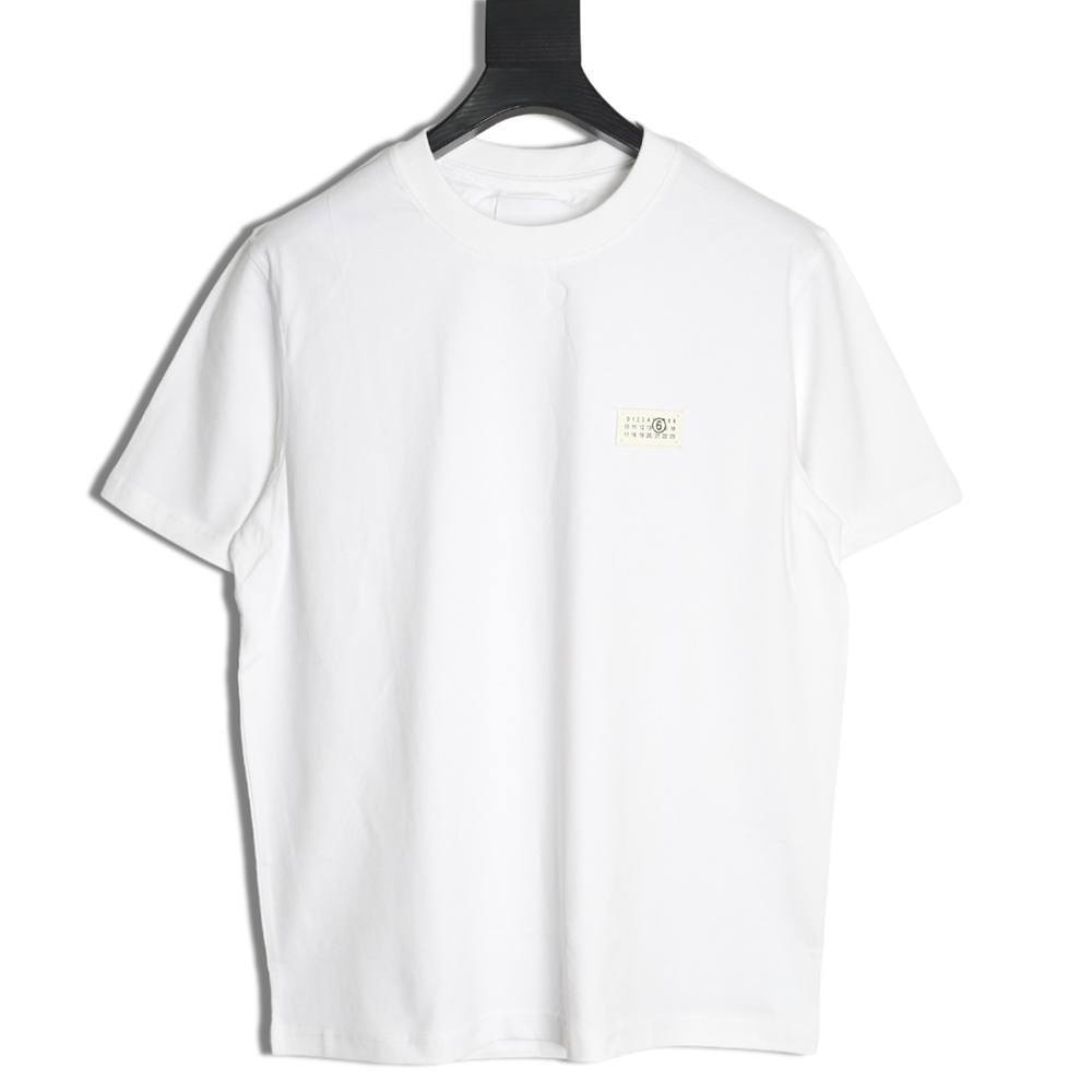 Maison Margiela Leather Label Zhangzi Short Sleeve T-Shirt