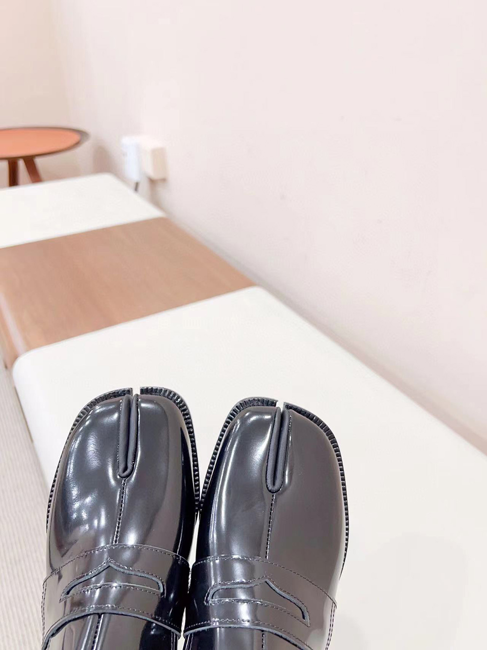 Maison Margiela Tabi leather loafers