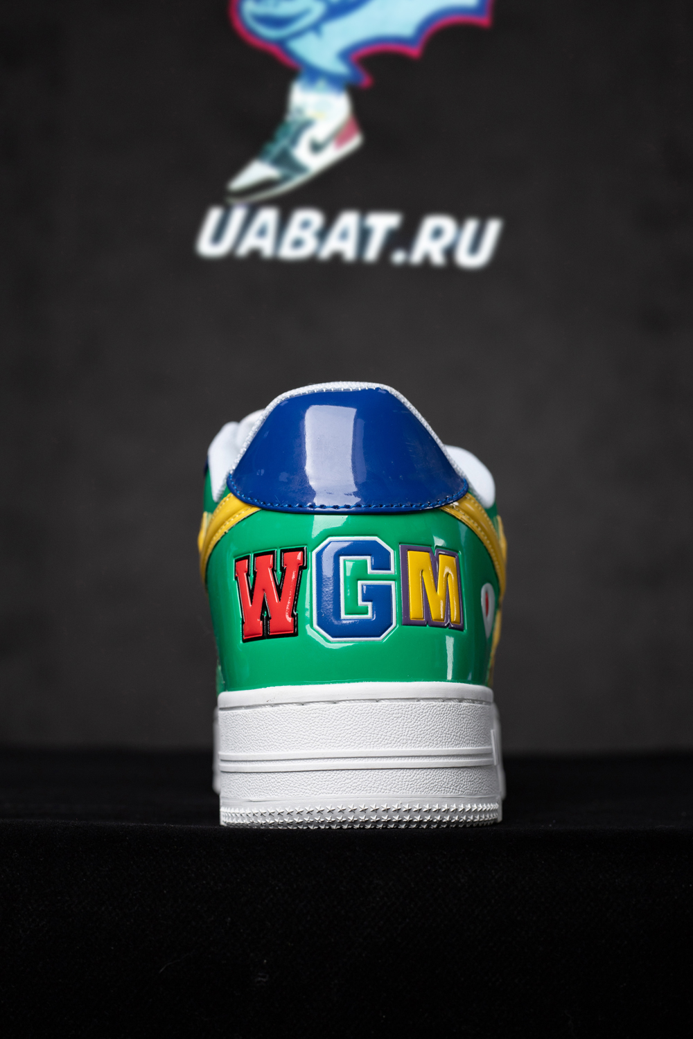 Bapesta Low M2 'Green Shark Face'
