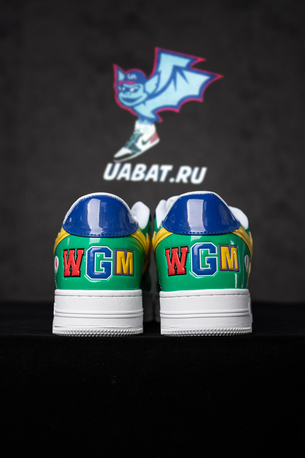 Bapesta Low M2 'Green Shark Face'