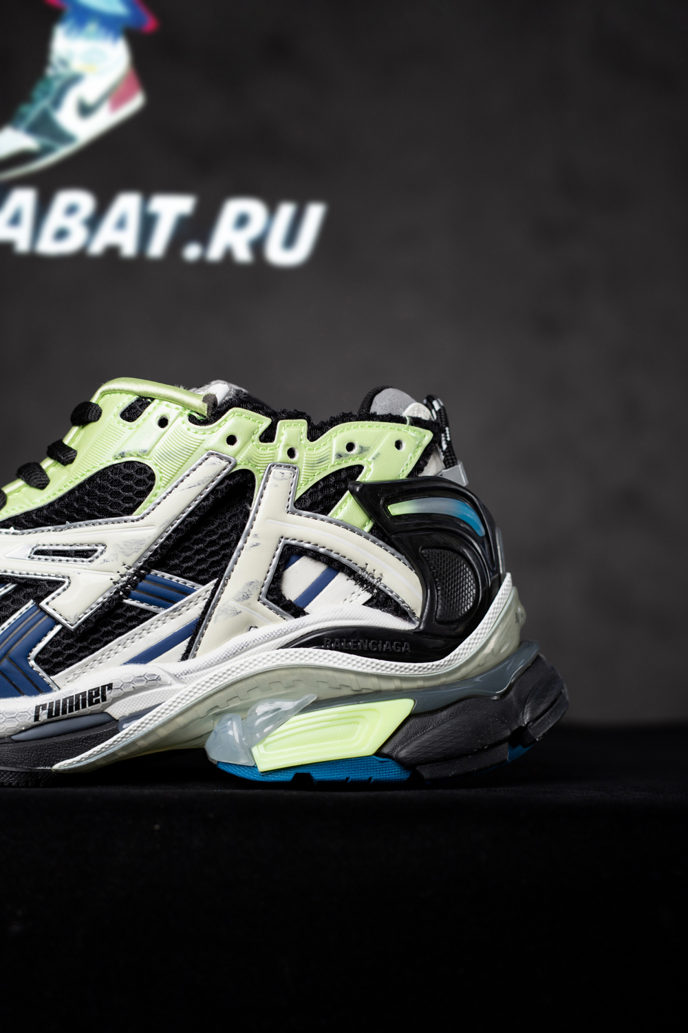 Balenciaga Runner Sneaker 'Grey Blue Green'