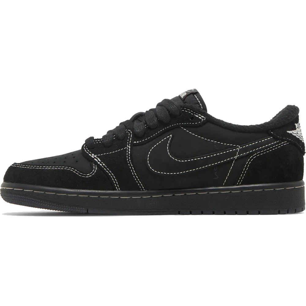 Little Kids' Travis Scott x Air Jordan 1 Retro Low 'Black Phantom'