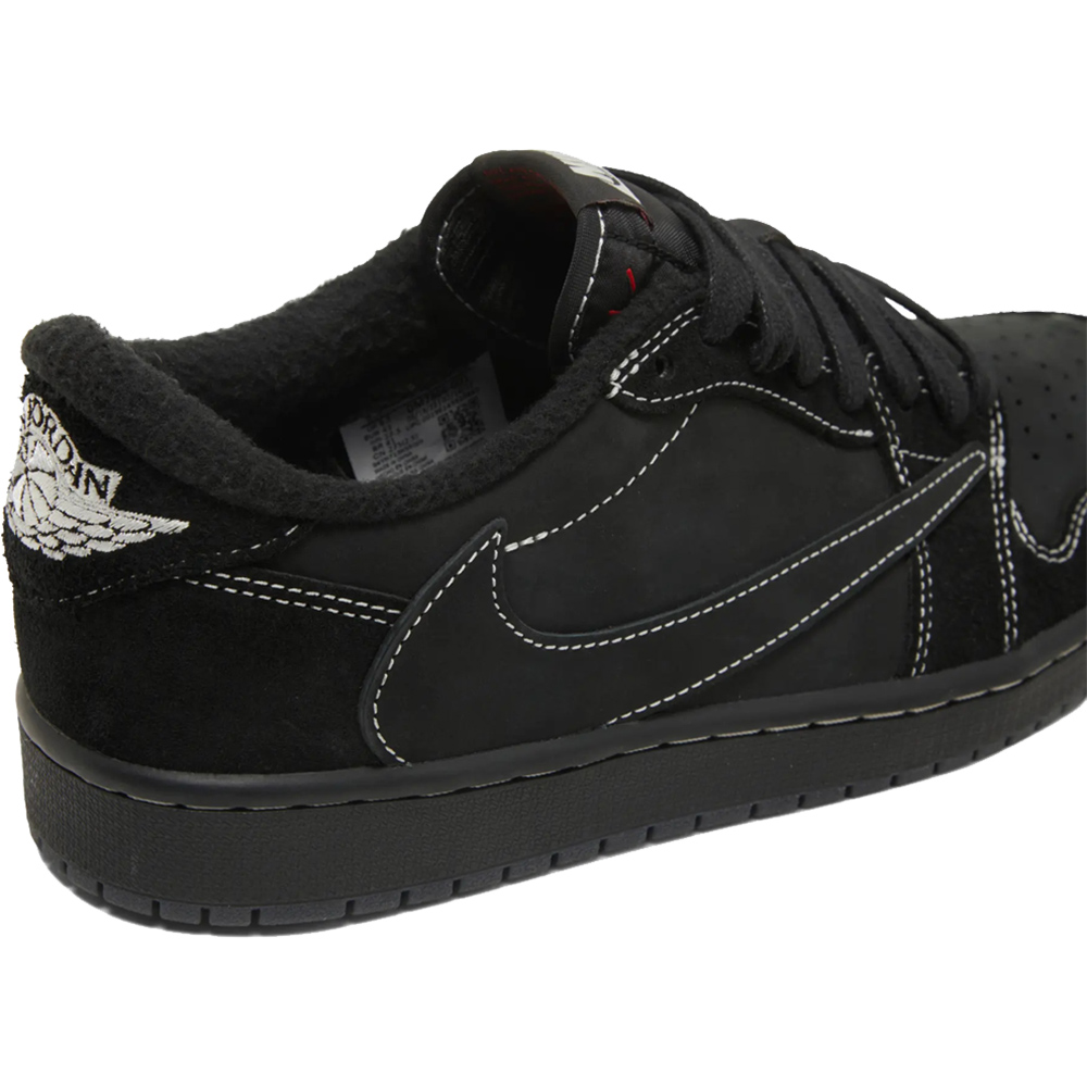 Little Kids' Travis Scott x Air Jordan 1 Retro Low 'Black Phantom'