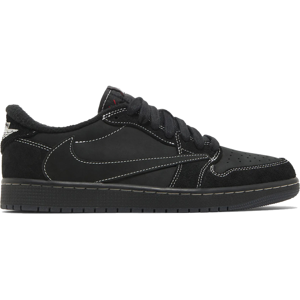 Little Kids' Travis Scott x Air Jordan 1 Retro Low 'Black Phantom'