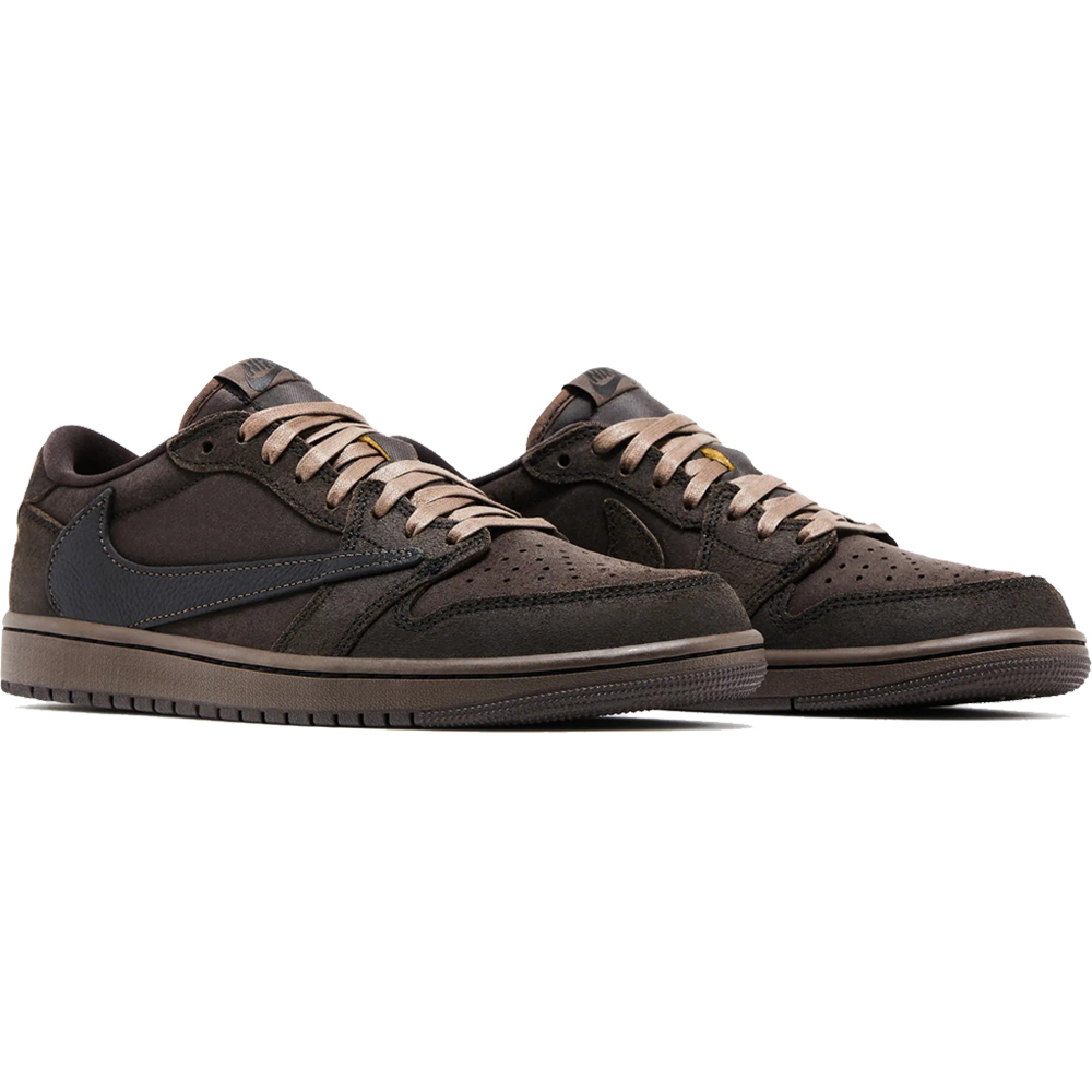 Little Kids' Travis Scott x Air Jordan 1 Retro Low 'Velvet Brown'
