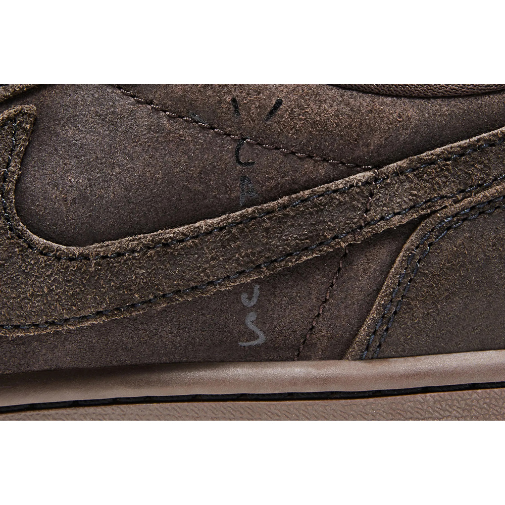 Little Kids' Travis Scott x Air Jordan 1 Retro Low 'Velvet Brown'