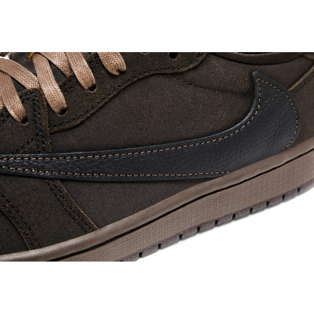 Little Kids' Travis Scott x Air Jordan 1 Retro Low 'Velvet Brown'
