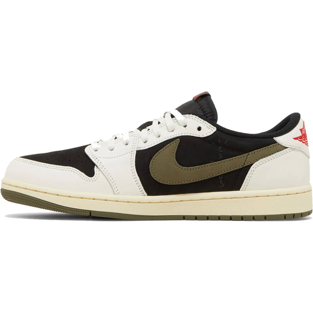 Little Kids' Travis Scott x Air Jordan 1 Retro Low 'Olive'
