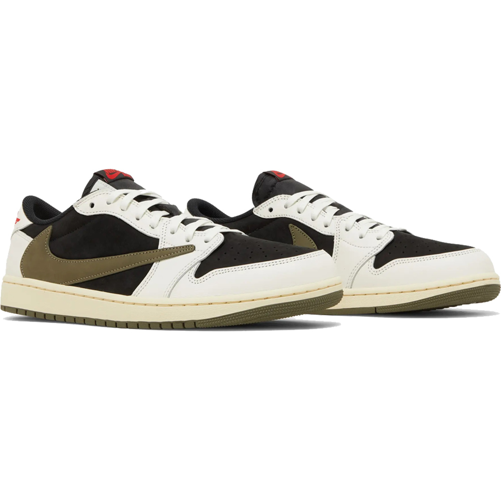 Little Kids' Travis Scott x Air Jordan 1 Retro Low 'Olive'