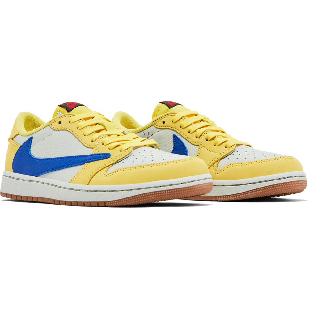 Little Kids' Travis Scott x Air Jordan 1 Retro Low 'Canary'