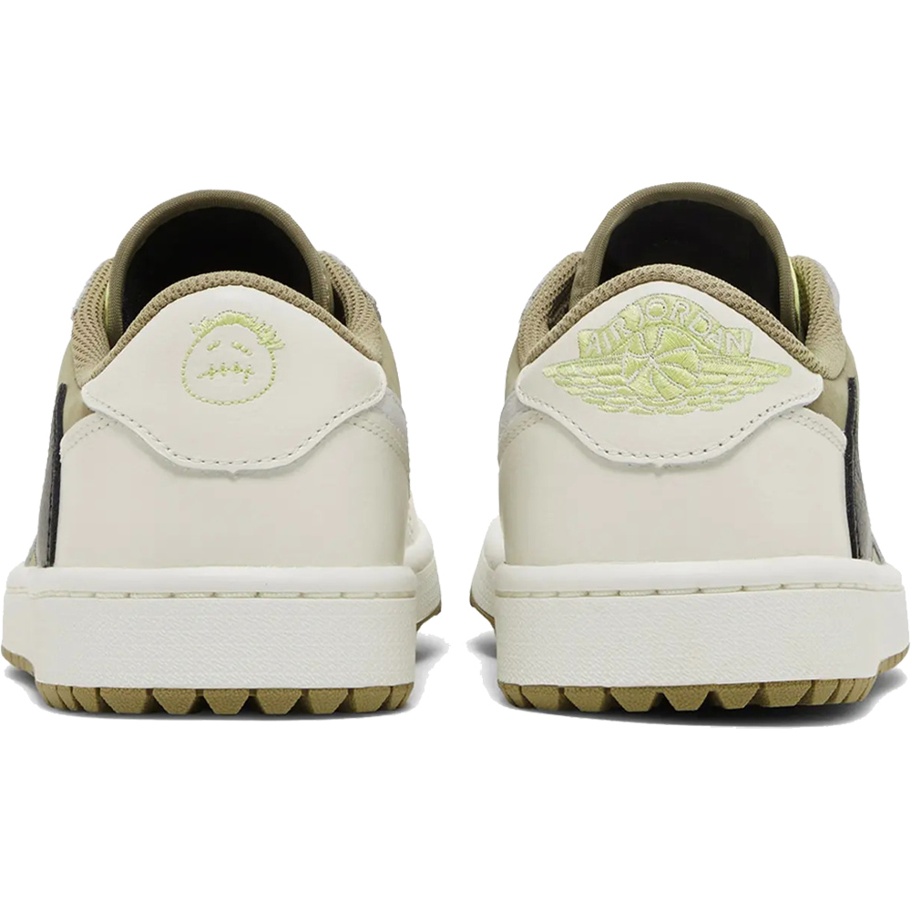 Little Kids' Travis Scott x Air Jordan 1 Low Golf 'Neutral Olive'