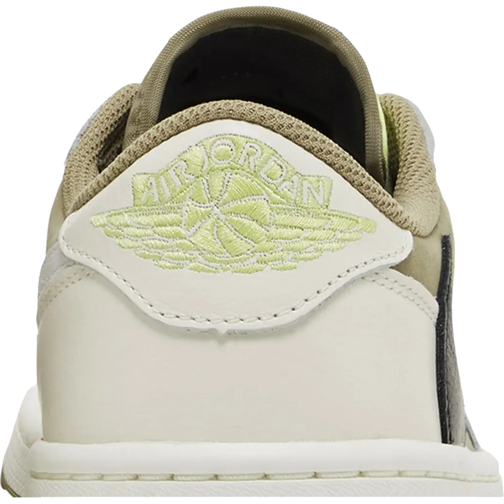 Little Kids' Travis Scott x Air Jordan 1 Low Golf 'Neutral Olive'