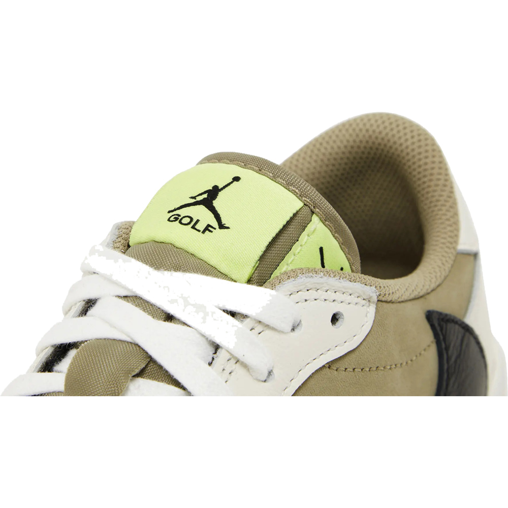 Little Kids' Travis Scott x Air Jordan 1 Low Golf 'Neutral Olive'