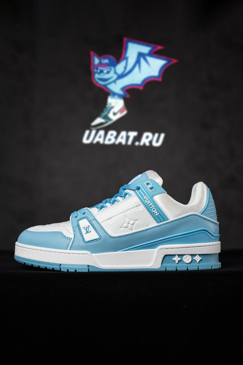 Louis Vuitton Trainer Low White Sky Blue