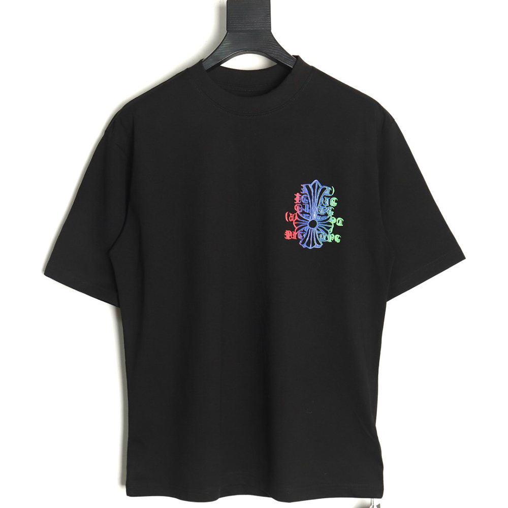 Chrome Hearts Sanskrit Cross Color Foam Printed T-Shirt TSK1