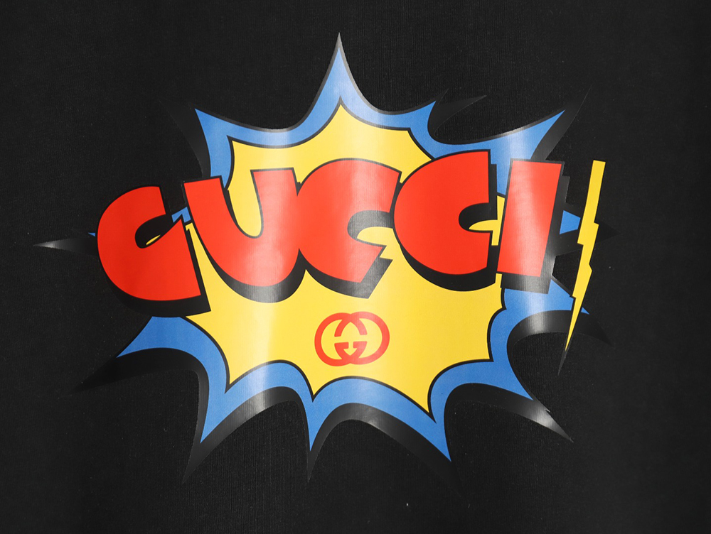 Gucci Bubble Lettering Short Sleeve T-Shirt TSK1