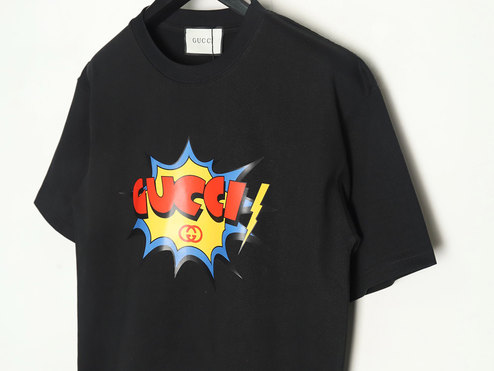 Gucci Bubble Lettering Short Sleeve T-Shirt TSK1