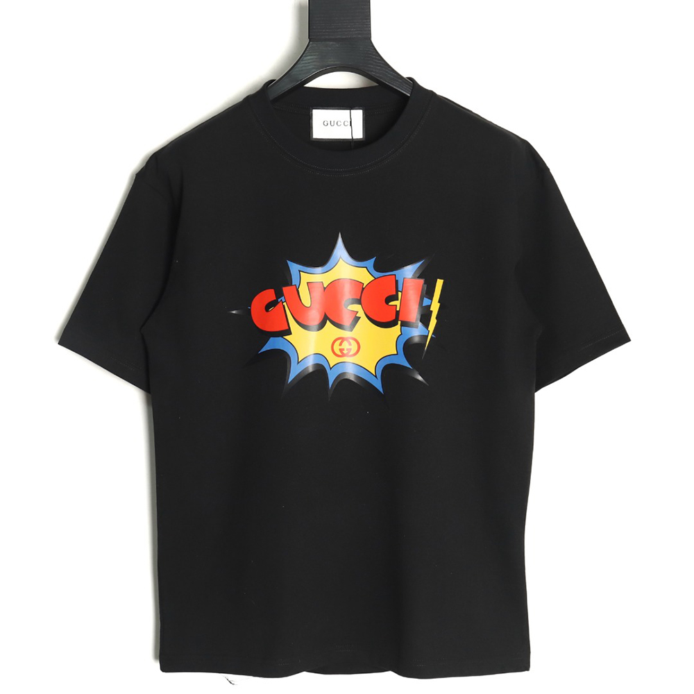 Gucci Bubble Lettering Short Sleeve T-Shirt TSK1