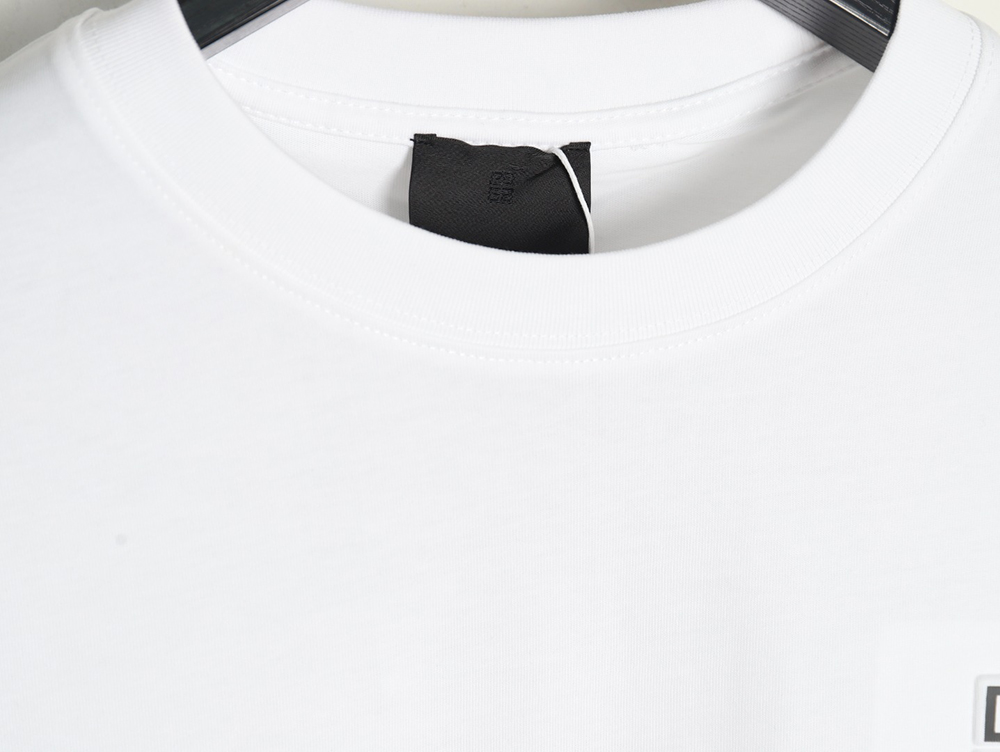 Givenchy four-square letter 3D printed short-sleeved T-shirt