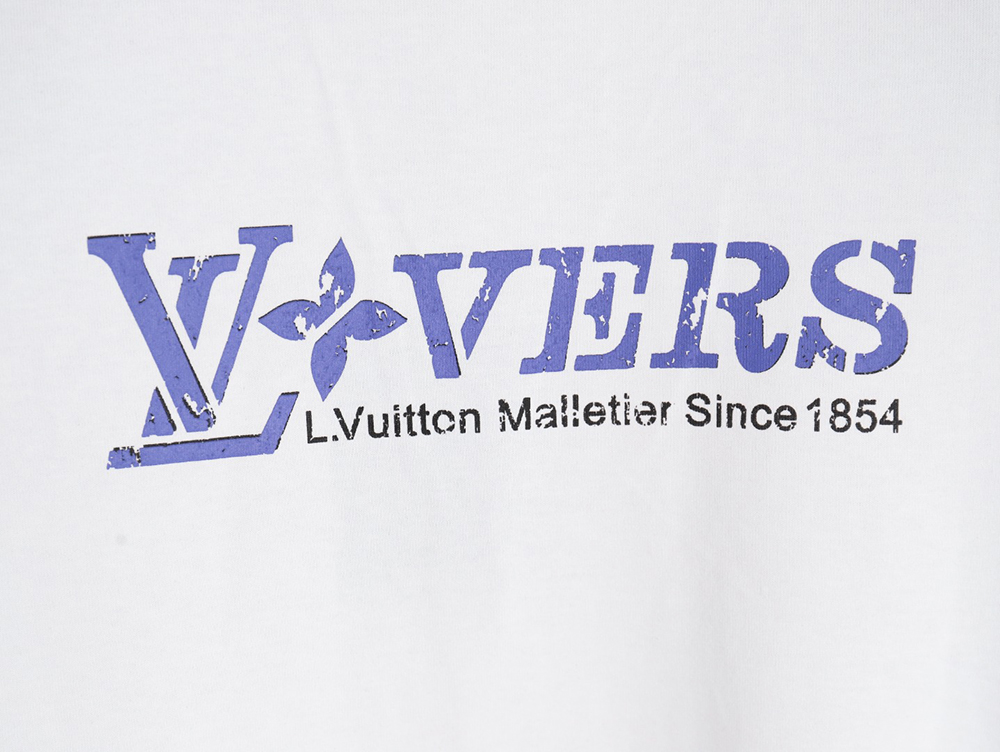 Louis Vuitton World Map Art Print Rhinestone Short Sleeve T-Shirt
