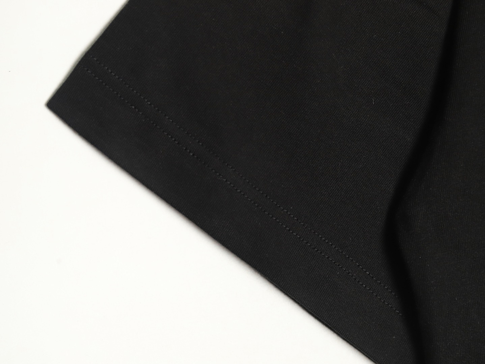 Louis Vuitton dark pattern large logo embroidered short sleeve T-shirt TSK1