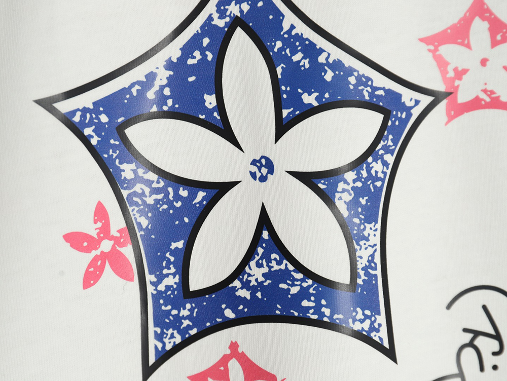 Louis Vuitton four-flower short-sleeved T-shirt