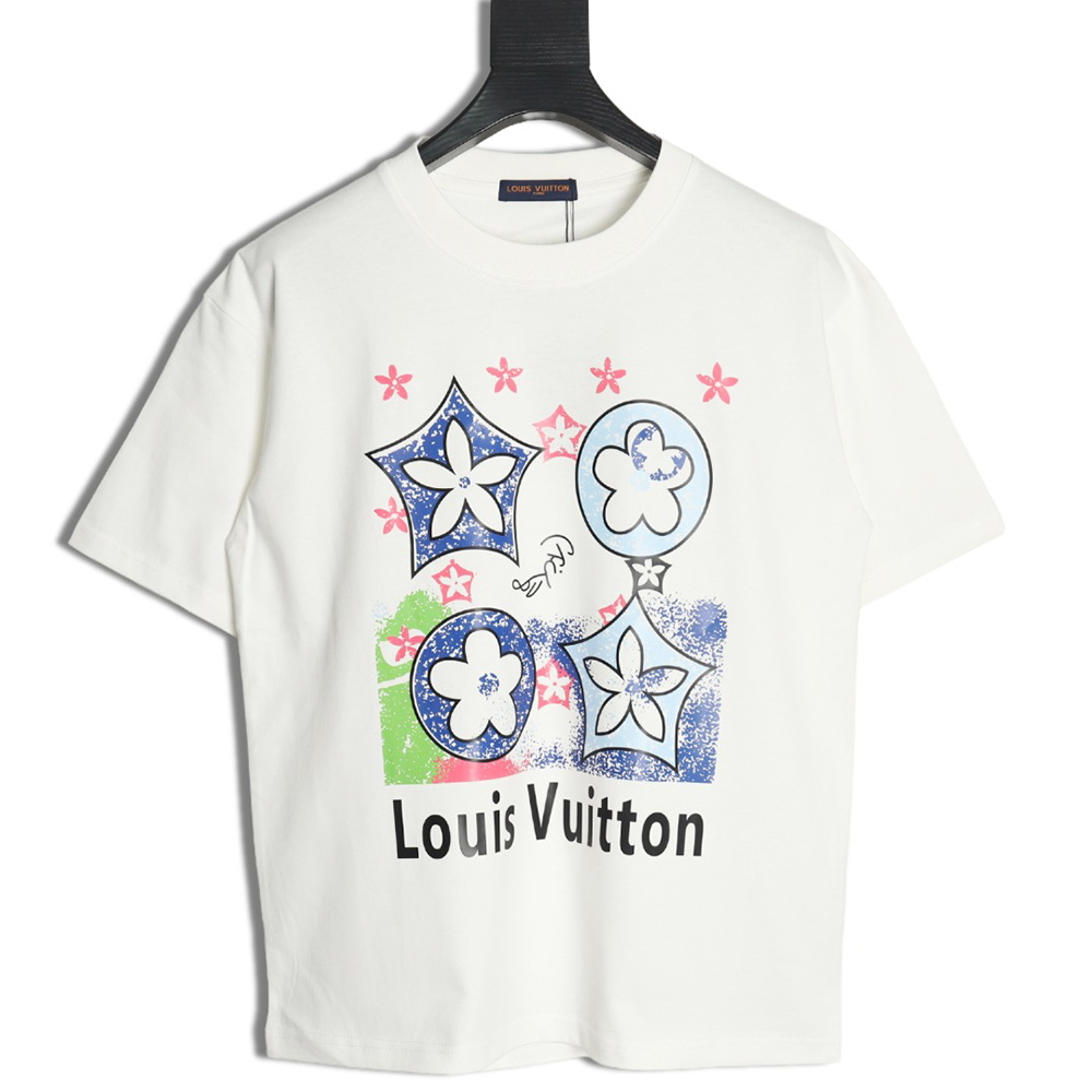 Louis Vuitton four-flower short-sleeved T-shirt