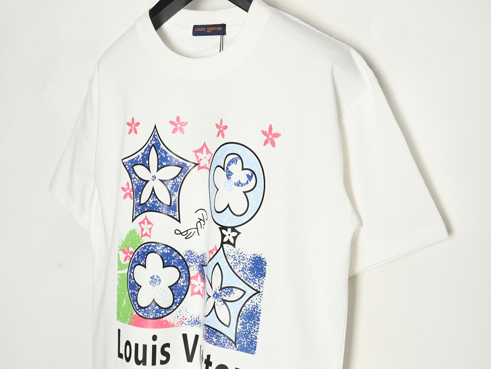 Louis Vuitton four-flower short-sleeved T-shirt