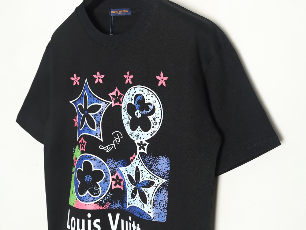 Louis Vuitton four-flower short-sleeved T-shirt TSK1