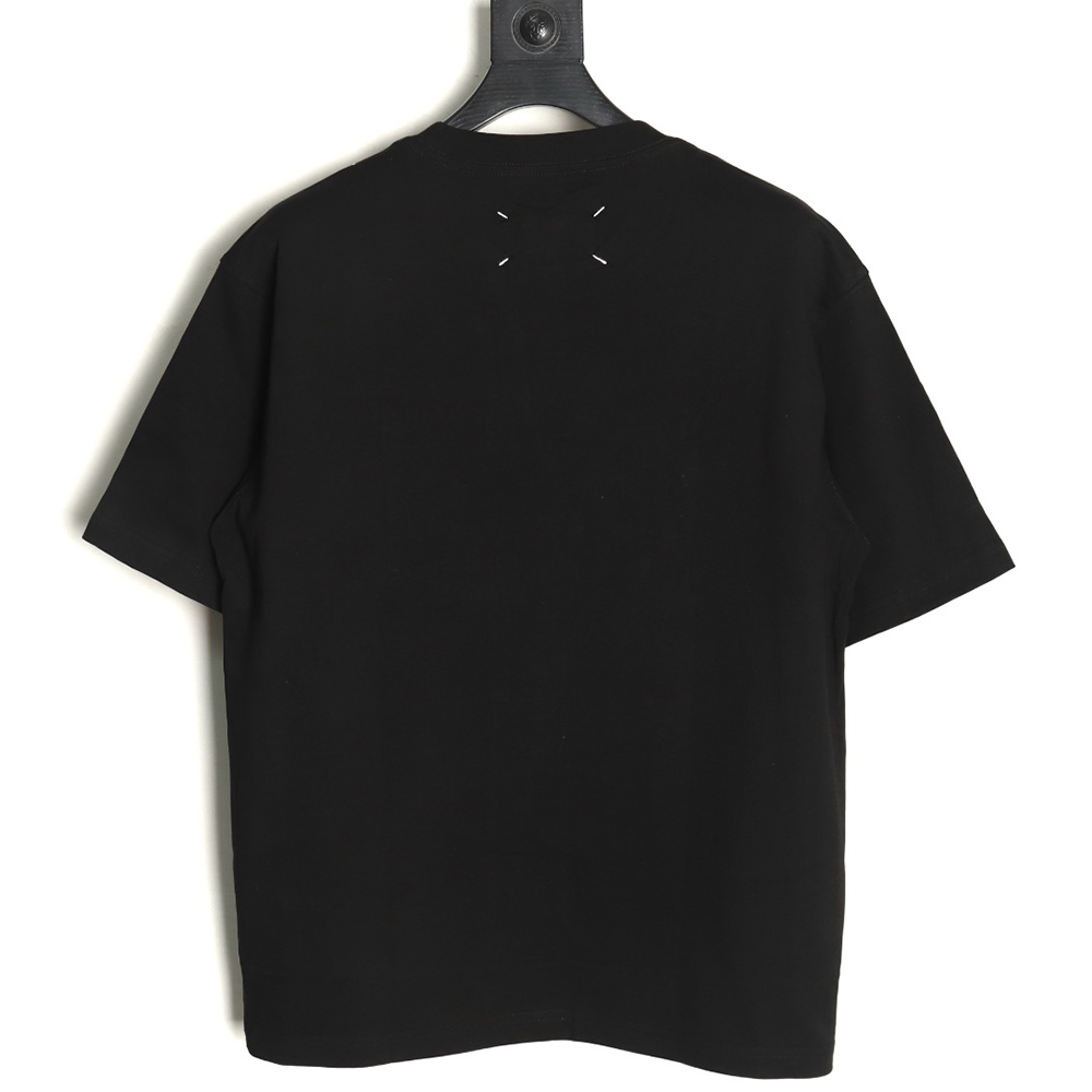 Maison Margiela geometric numbers embroidered short-sleeved T-shirt TSK2