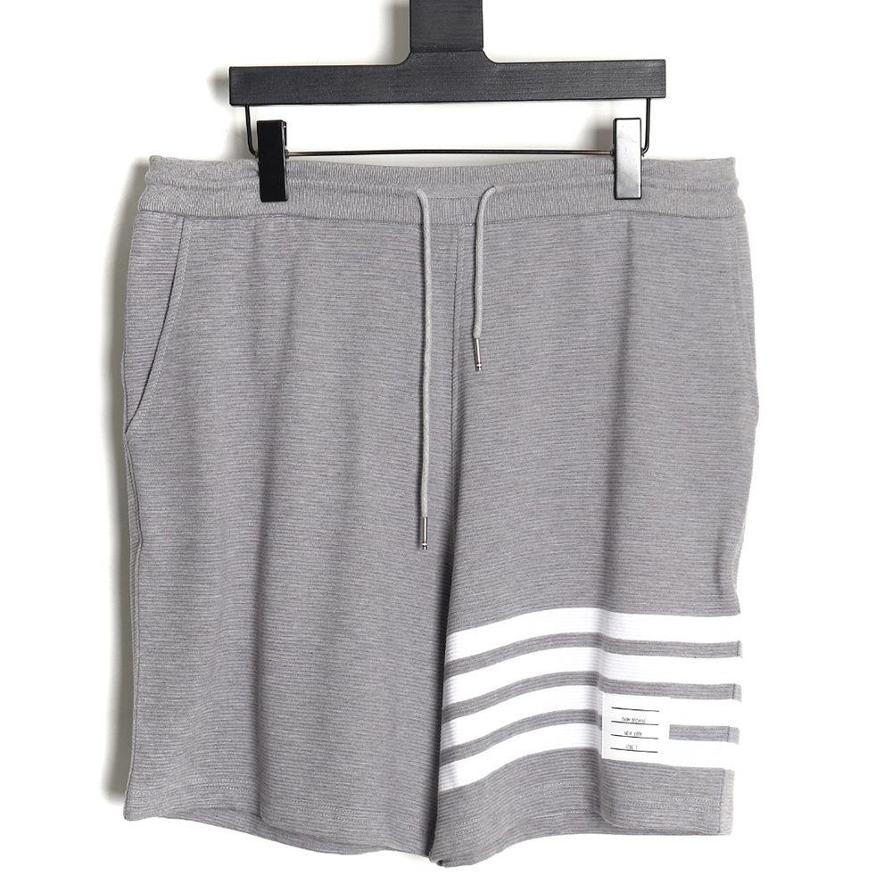 Thom Browne ripple waffle shorts