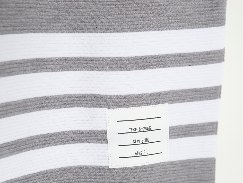 Thom Browne ripple waffle shorts