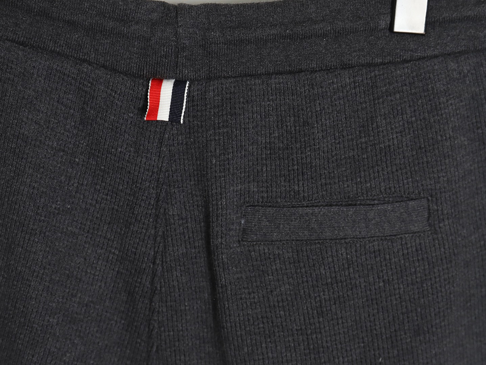 Thom Browne Classic Waffle Shorts - Charcoal Grey