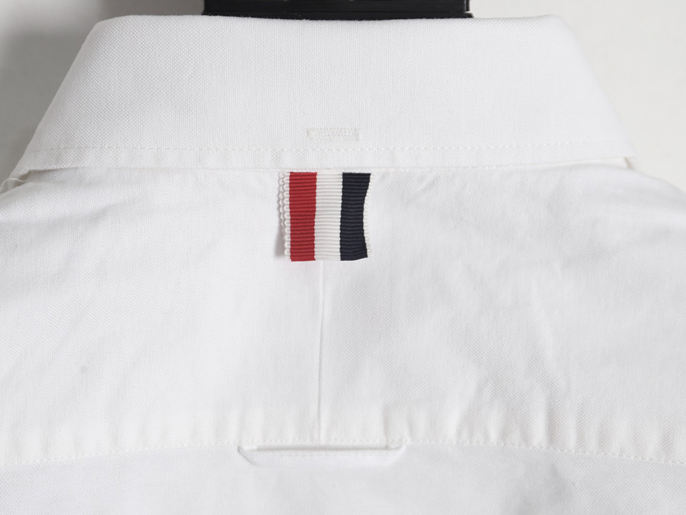 Thom Browne Oxford Classic Cuff Tricolor Long Sleeve Shirt